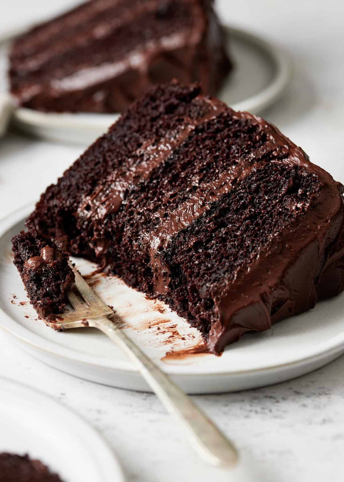 Chocolate Fudge Cake Slice