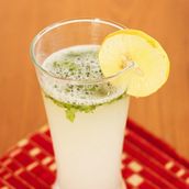 Fresh Lime With Mint Juice