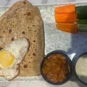 Porotta with Egg and Curry