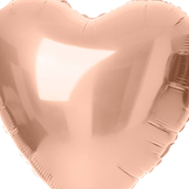 Rose Gold Color Heart Foil Balloon