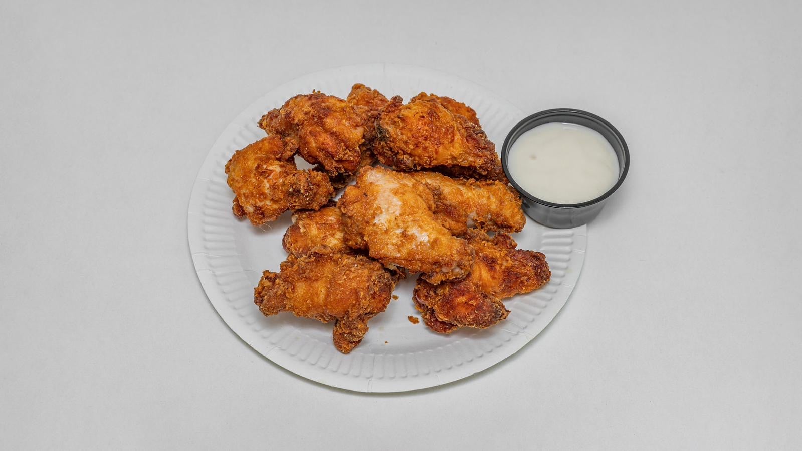 5 Hot Wings and Fries and Drinks
