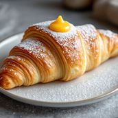 Italian Custard Croissant. Laragr Size 
