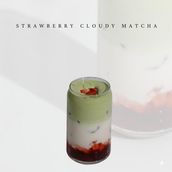 Strawberry Cloudy Matcha