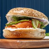 LOX Breakfast Bagel