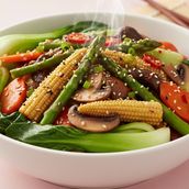 Assorted Vegetables Hot Garlic Sauce