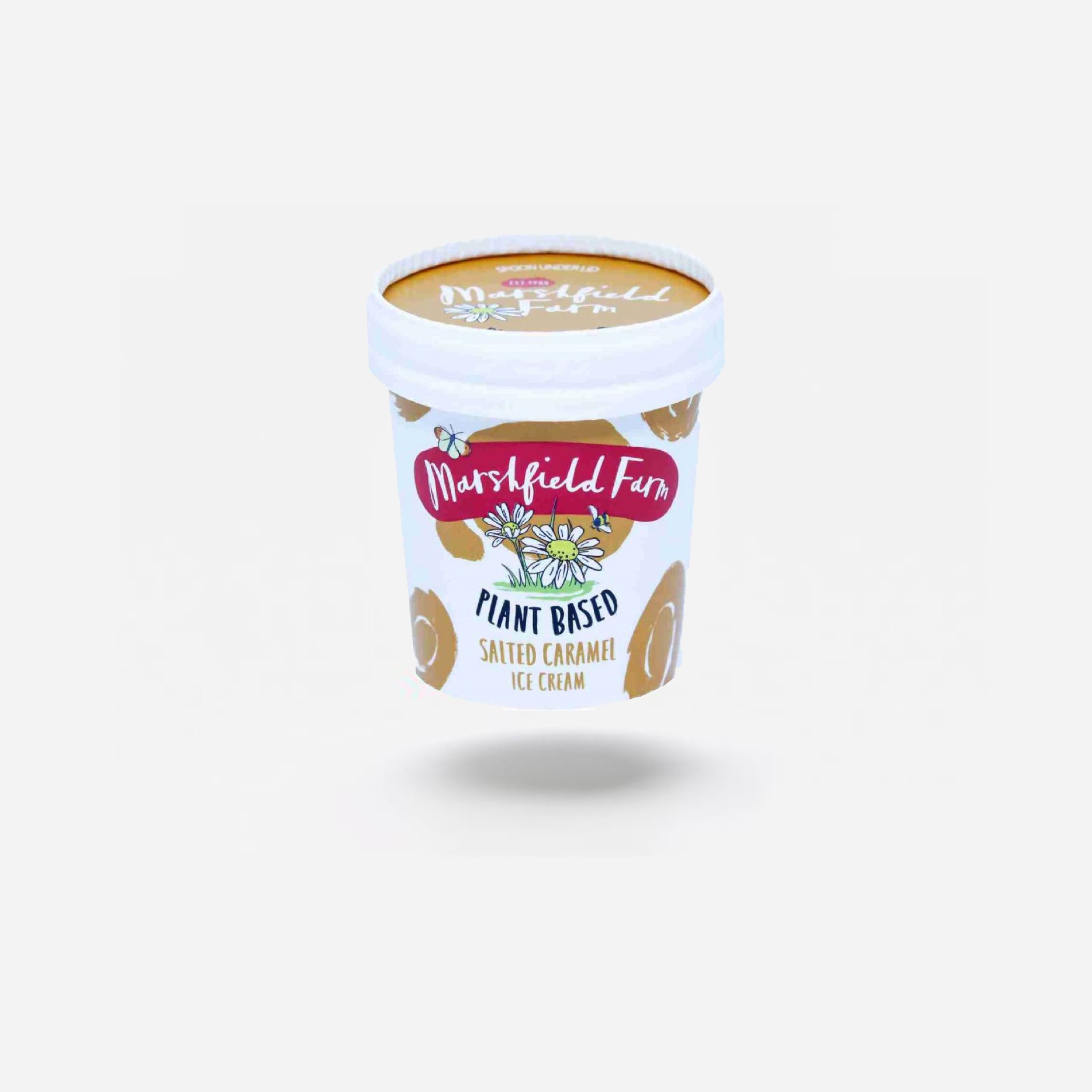 Marshfield Farm Plant Based Salted Caramel Ice Cream 125ml. (Plant Based)
