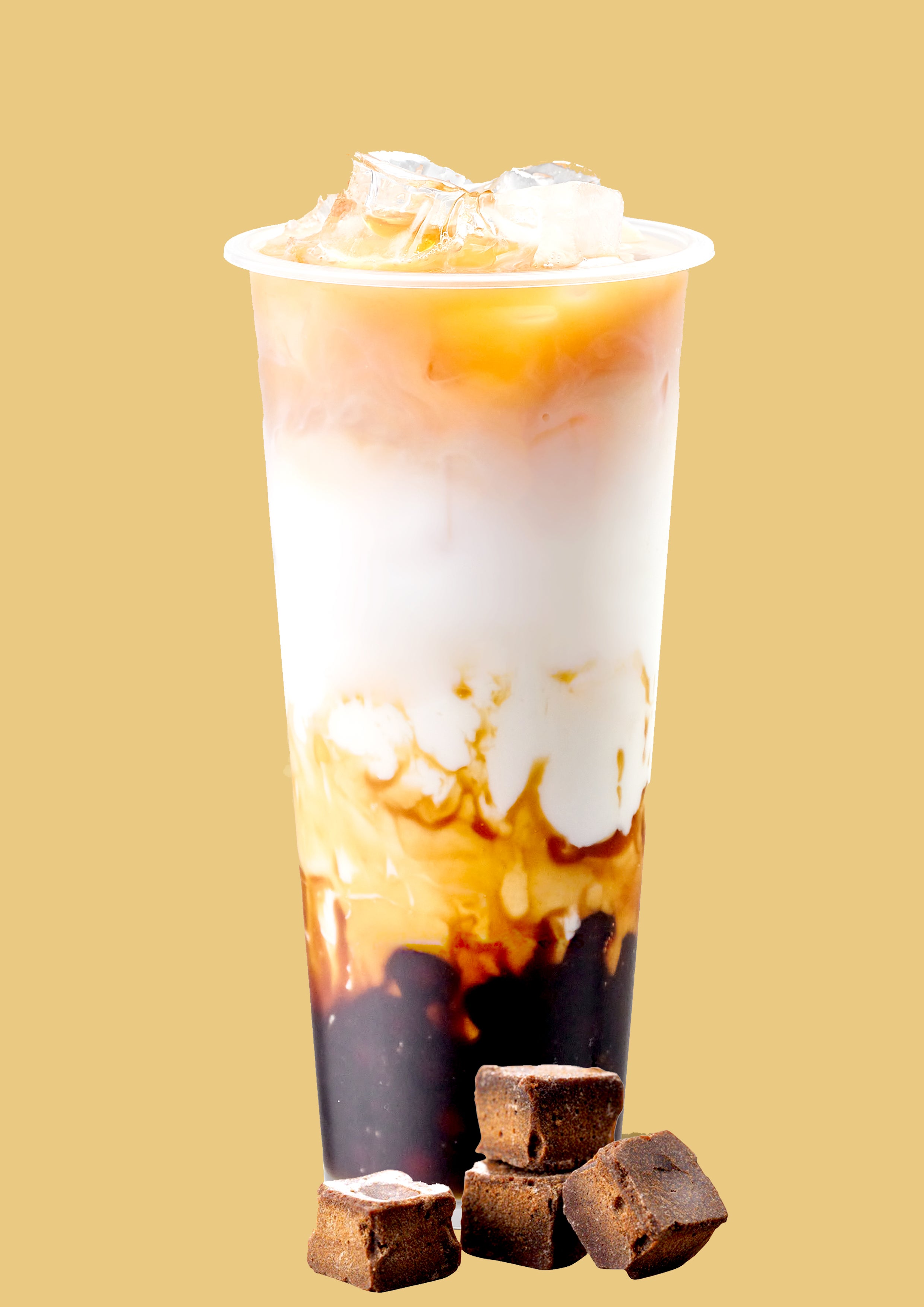 Brown Sugar Boba With Oat Milk（黑糖珍珠燕麦奶茶）