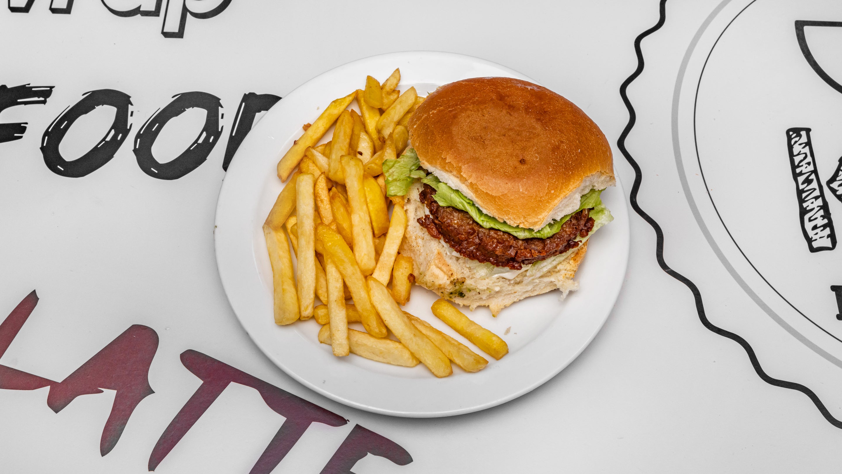 Mozzarella and Soya Burger