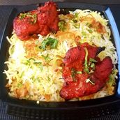 Chicken Tikka Biryani Serves 4
