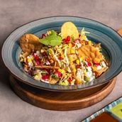 Papdi Chaat Plate 
