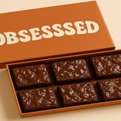 Thin brownies (6 pieces small box )