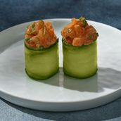 Salmon Cucumber Gunkan