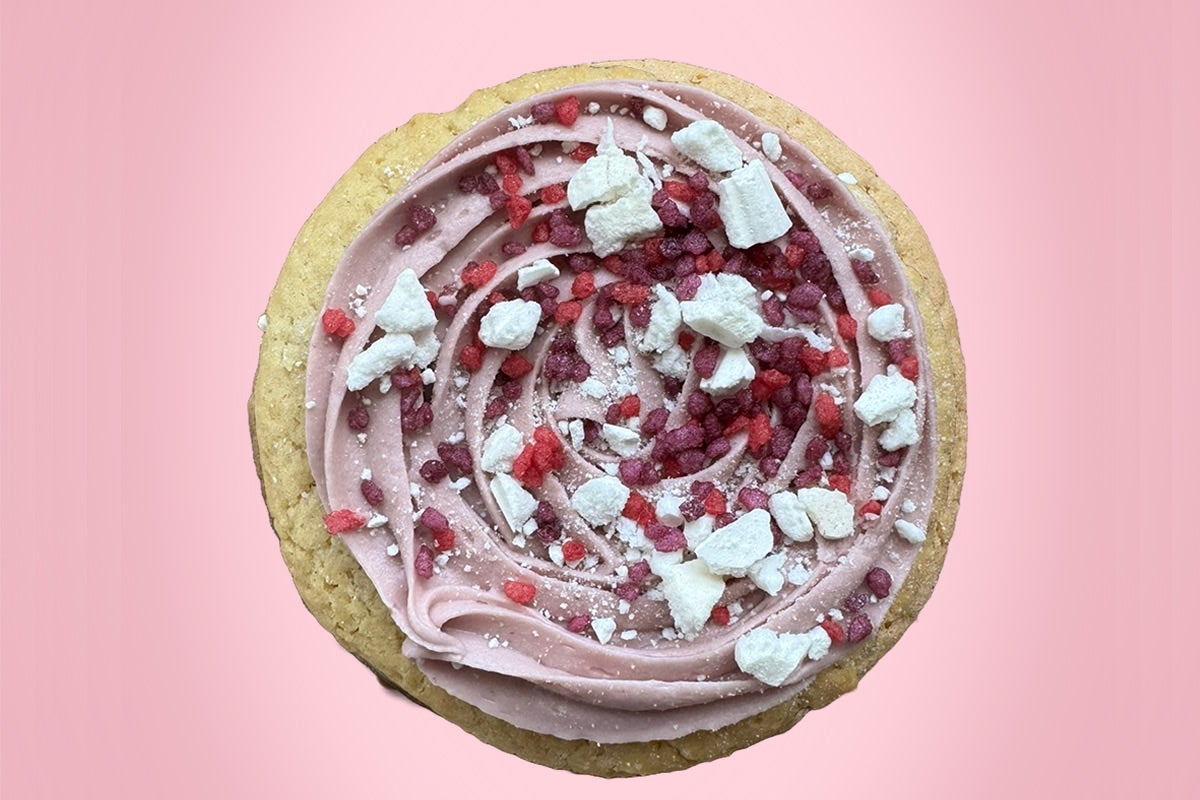 Blueberry & Elderflower Mocktail Cookie