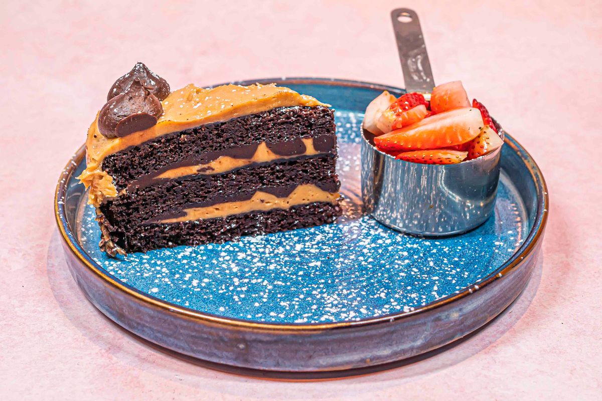 Salted Caramel Fudge Cake