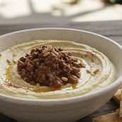 Hummus with Meat