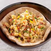 Scrambled Egg Vegetarian Bowl
