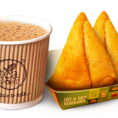 Samosa + Ginger Pudina Chai Combo
