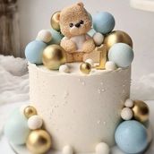 Teddy Bear Baby Cake