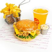 Spicy Chicken Burger Meal