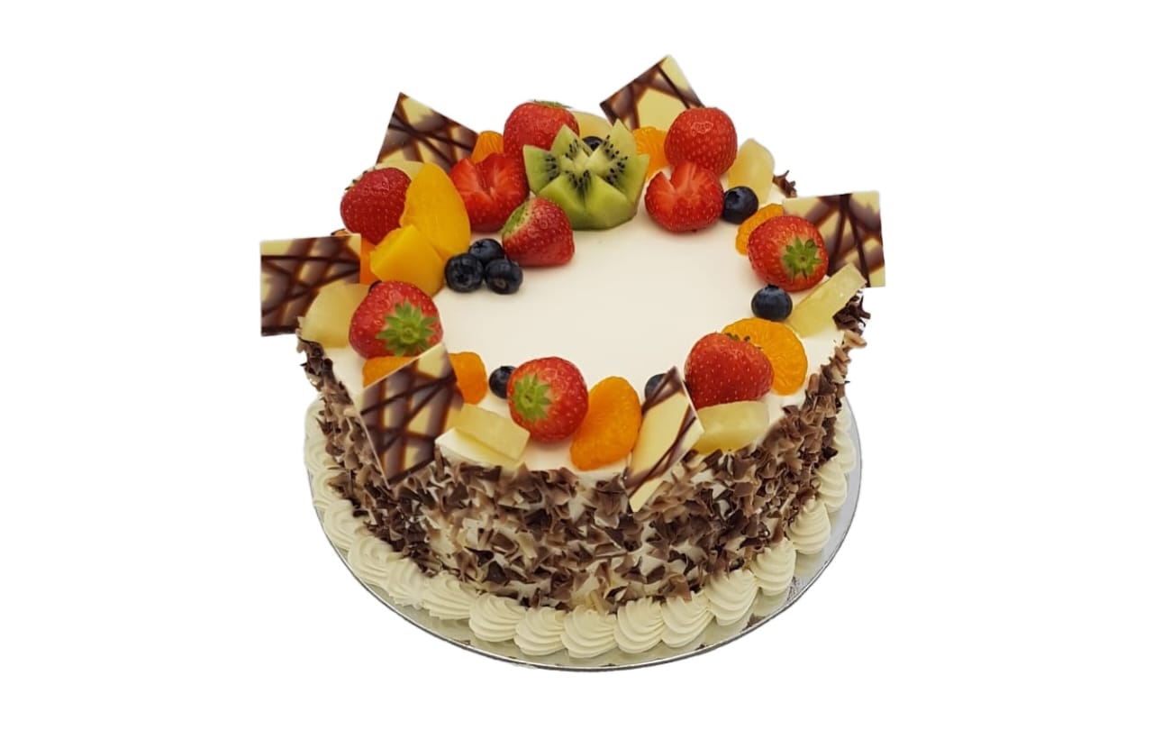 Fruits on Edge Cake