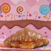 Nutella With Apricot Jam Croissant