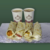 4 Chapati with 2 Karak Tea