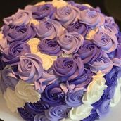 white purple flowers