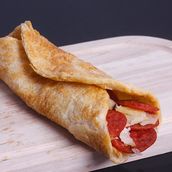 Crispy Look Pepperoni Paratha
