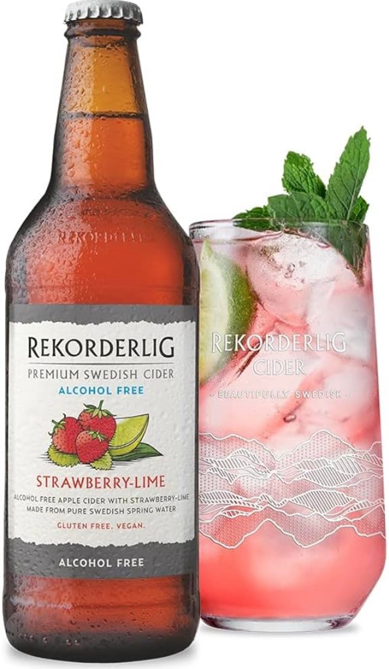 Rekorderlig Strawberry & Lime ZERO% - 500ML