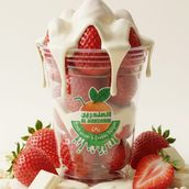 White Chocolate Strawberry Fondue