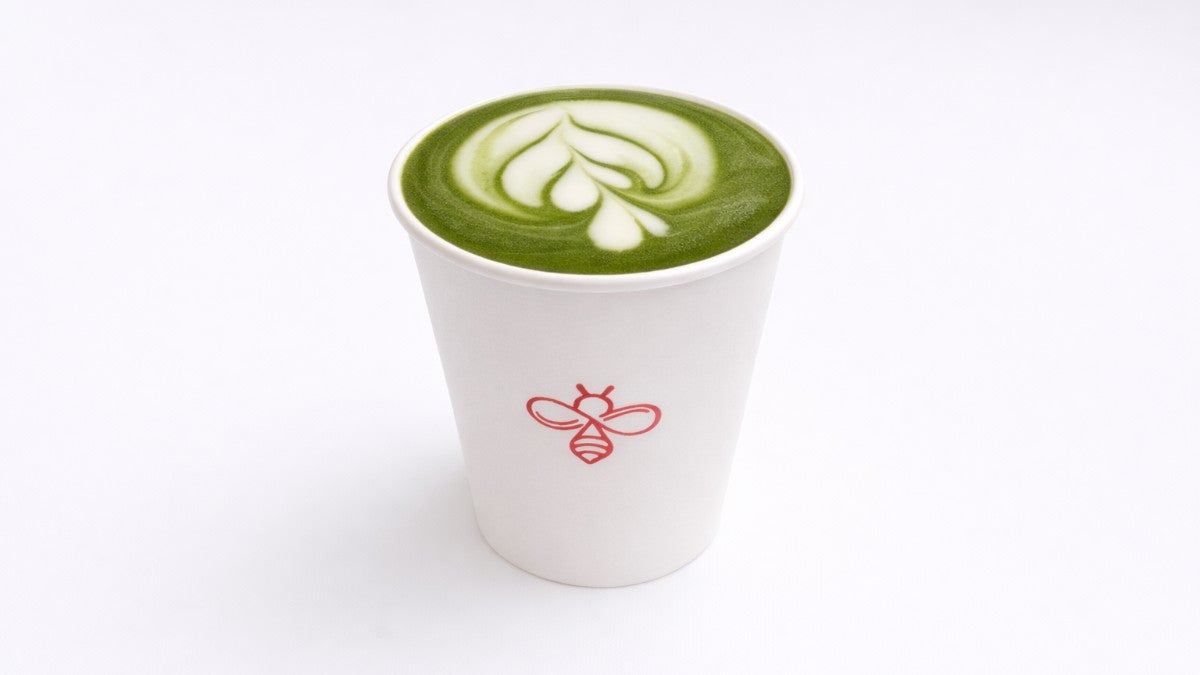 Rose Matcha Latte