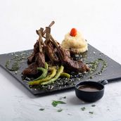 Grilled Lamb Chops Plate🍖طبق ريش مشوي
