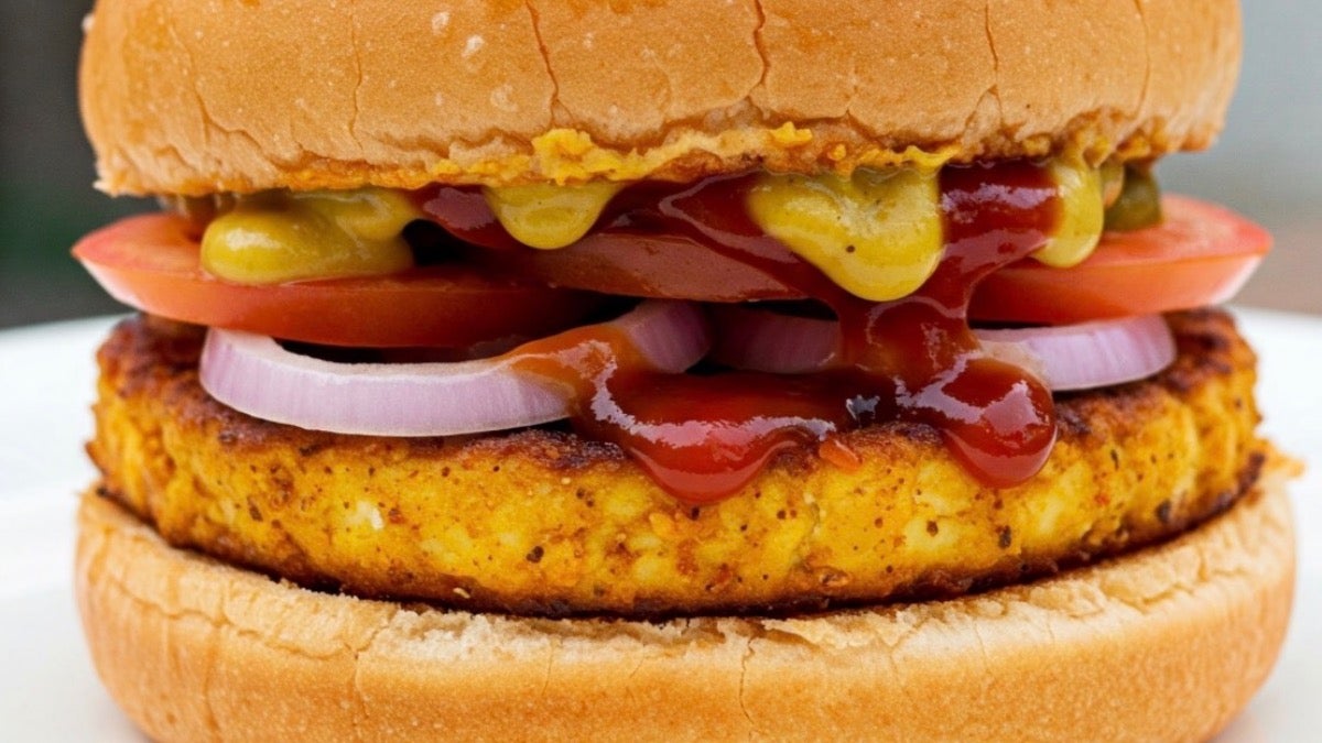 Classic Aloo Tikki Burger