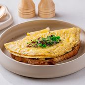 Eggs And Mushrooms On Toast
