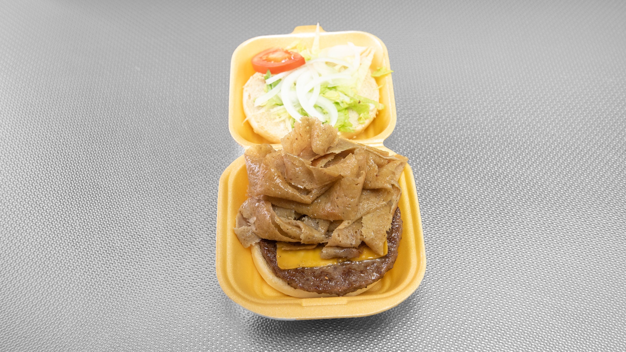 Doner on Cheeseburger