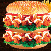 Double Calzone Burger