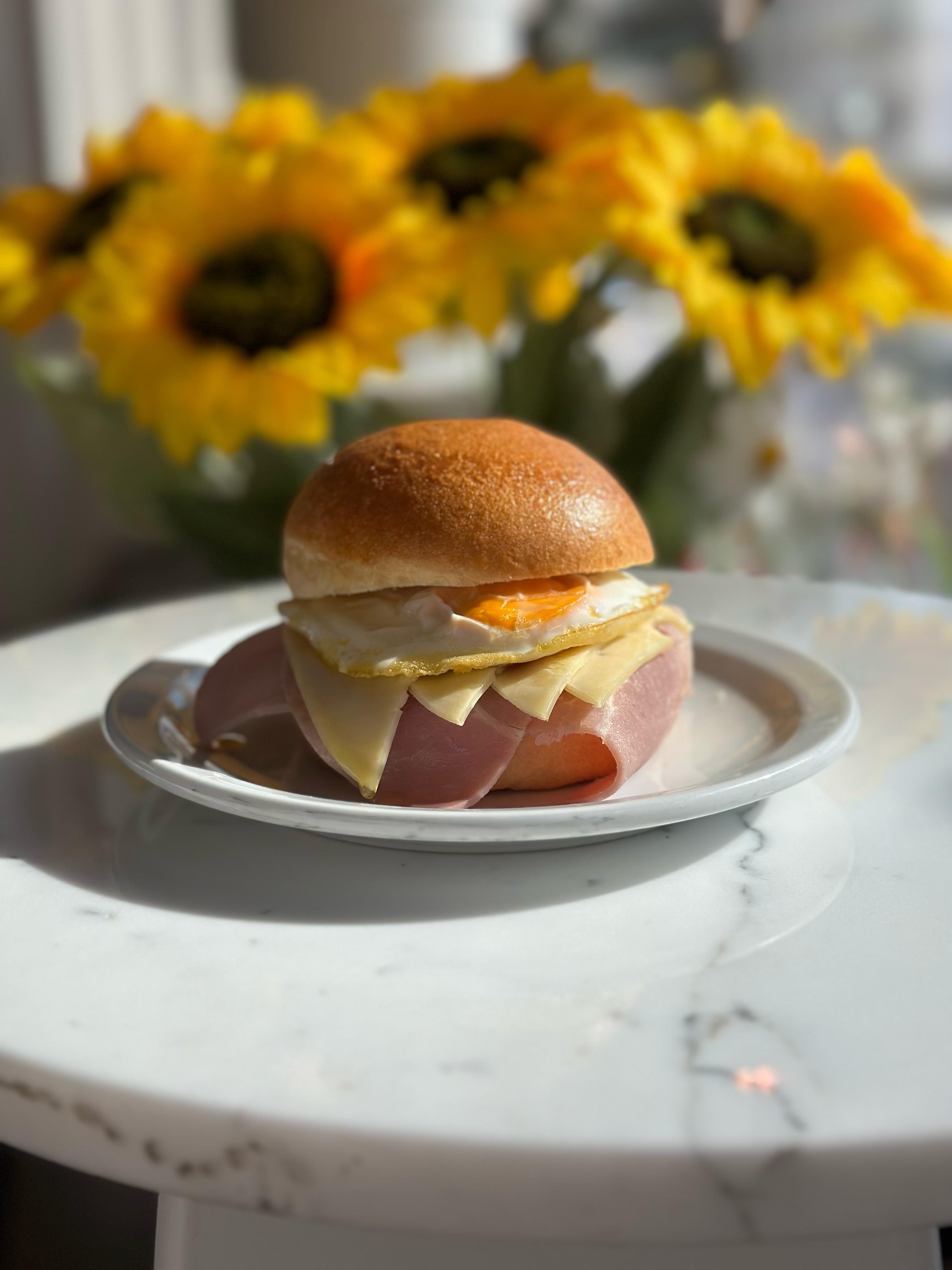 Ham & Cheese Egg Bun