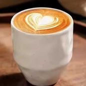 White Ceramic Cup (250ml) [N3]