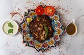 Beef Nalli Chapli Kebab