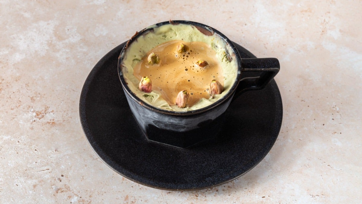 Pistachio Affogato