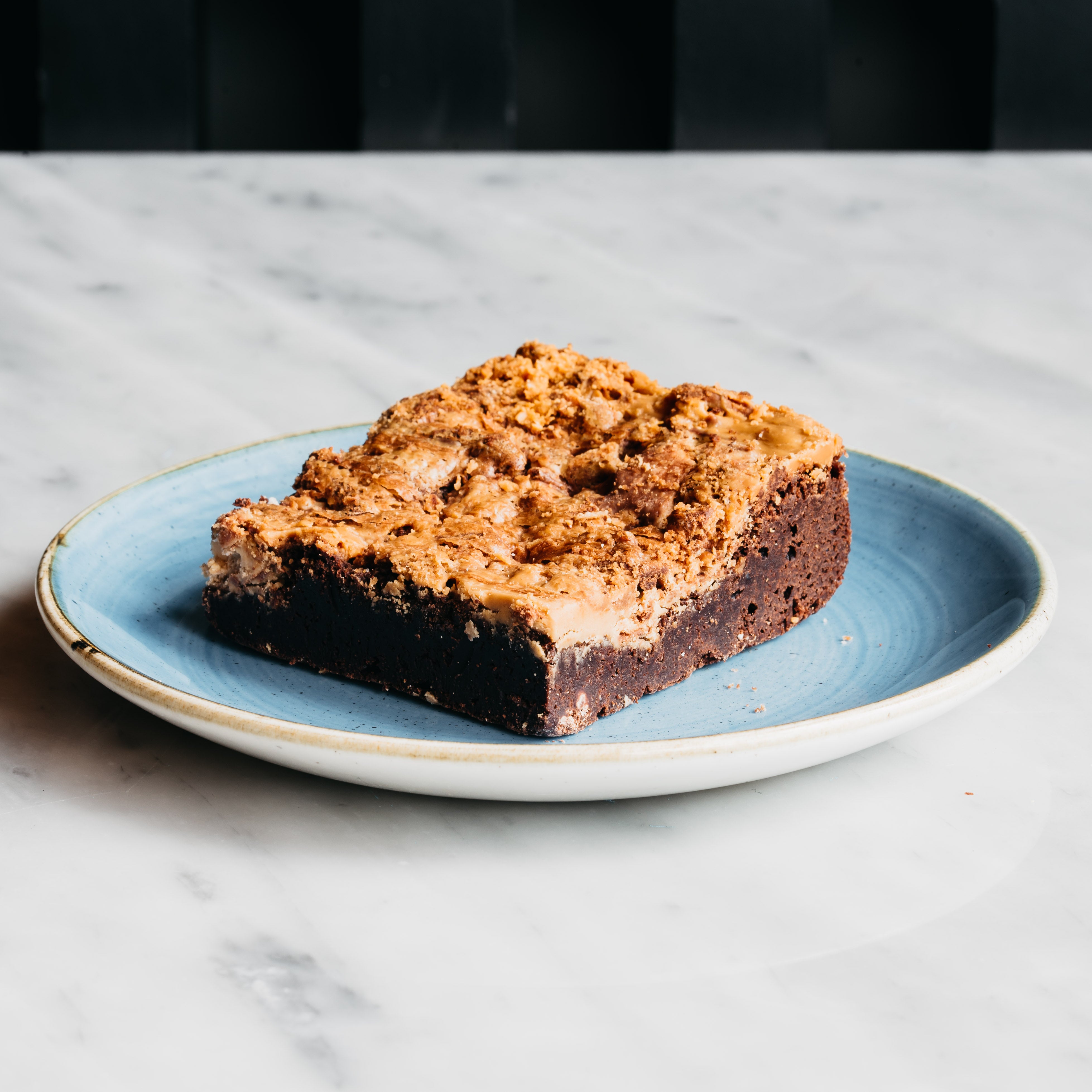 Peanut butter brownie