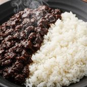 Half Charcoal With Rice