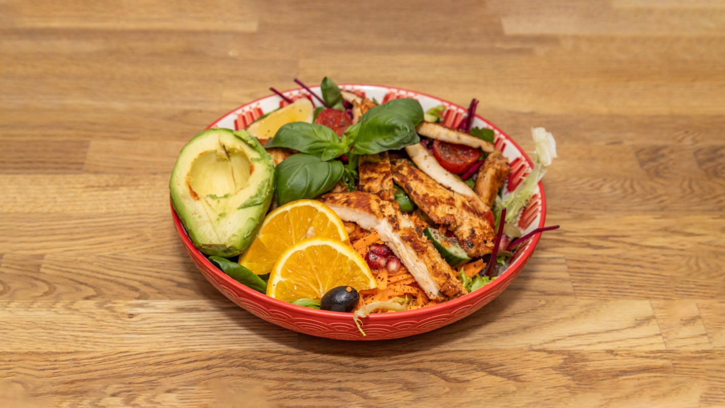 Grilled Chicken and Avocado Salad
