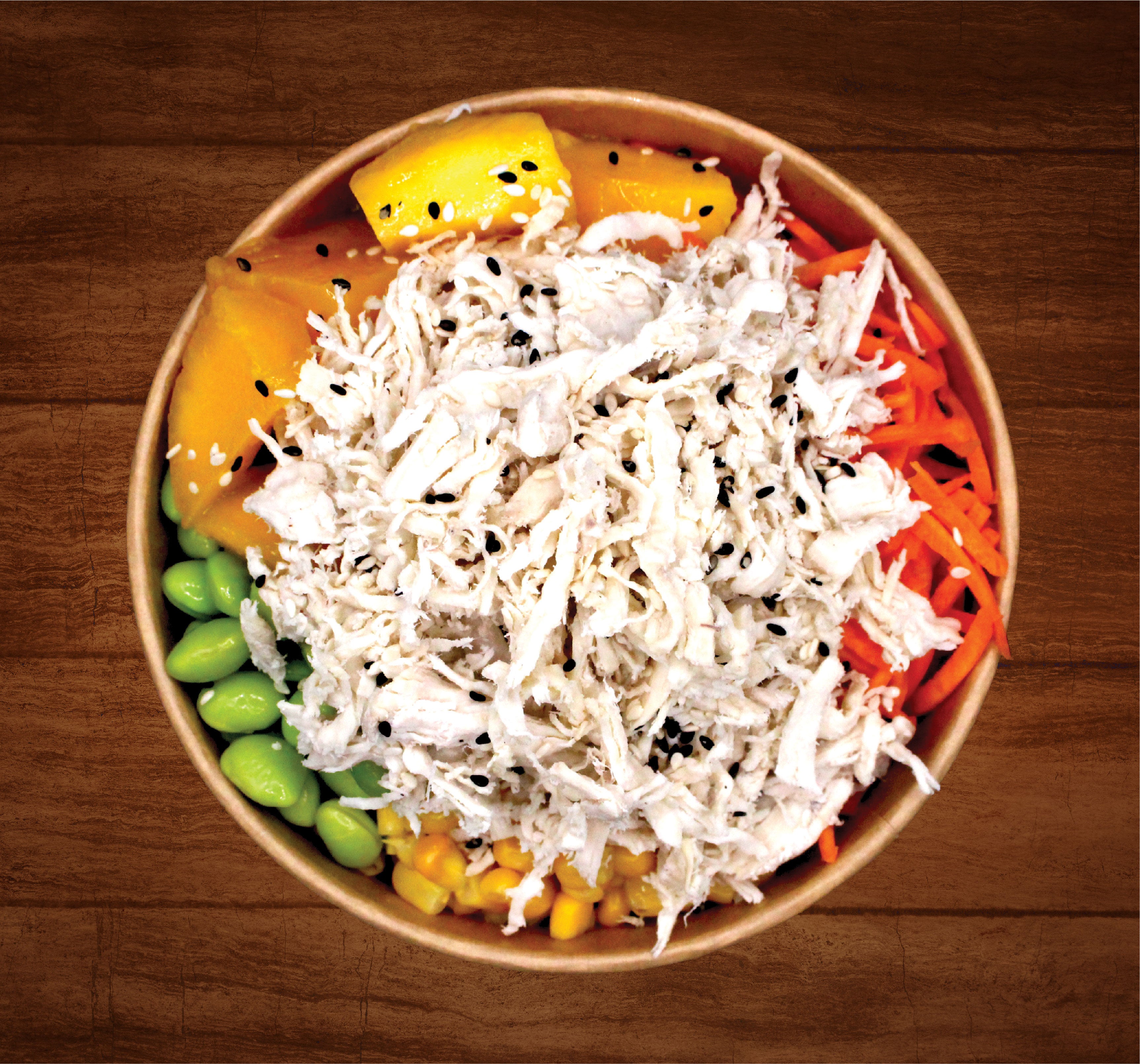 Pulled Chicken Bowl (シュレッドチキンボウル)