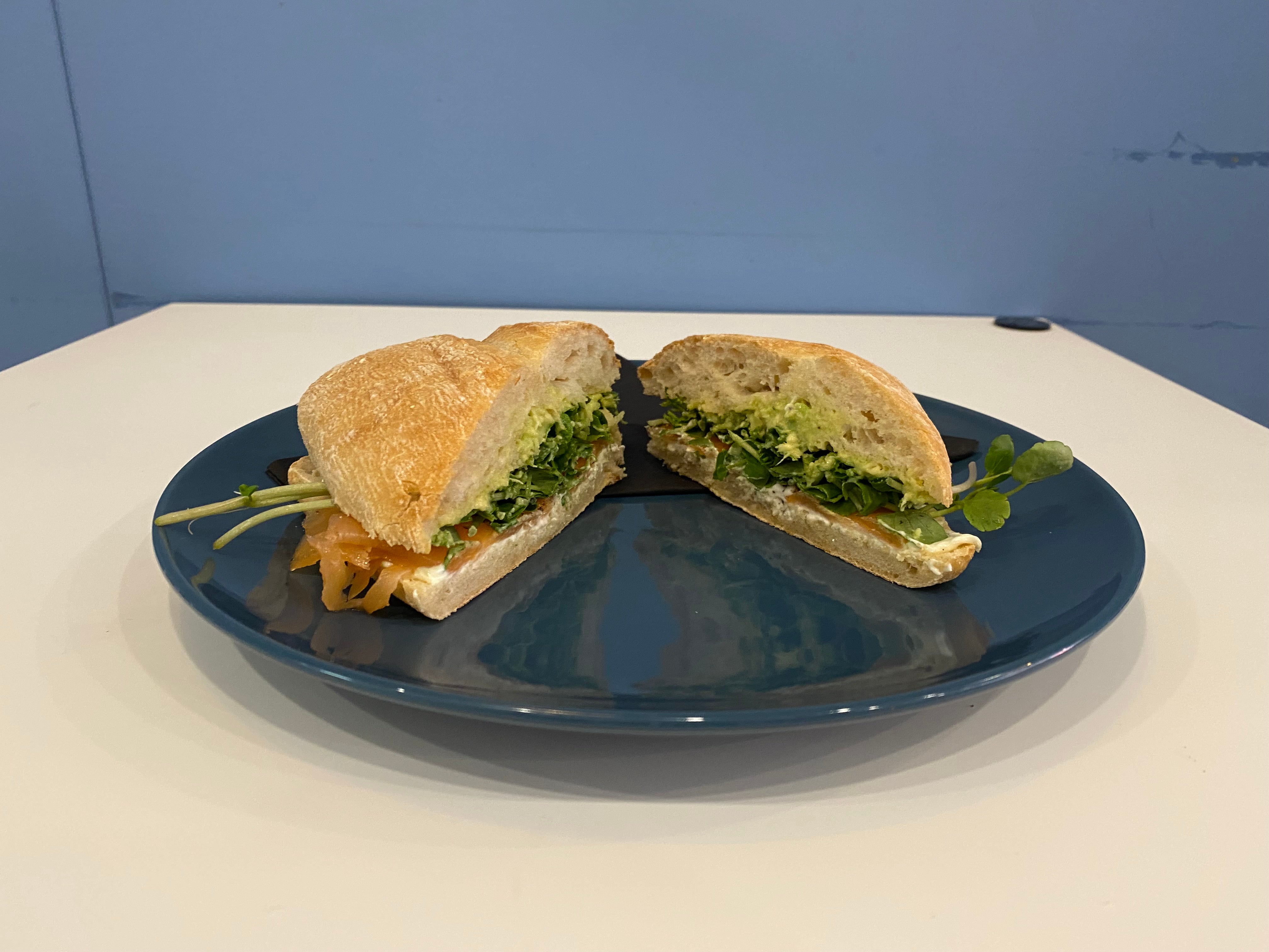 Smoked Salmon Sandwich