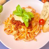 Tagliatelle Bolognese Pasta