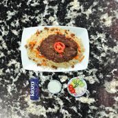 Chappli Kabab Pulao Meal (with Kinza)
