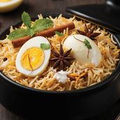 Hyderabadi Dum Egg Half