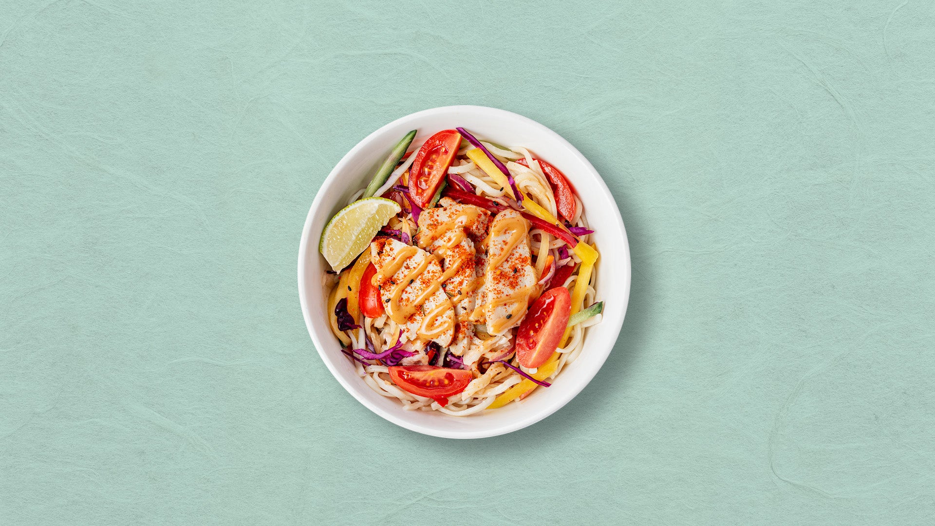 Korean Chicken Noodle Salad