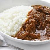 White Rice With Veg Curry